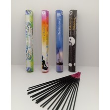 Tedisanat Çubuk Tütsü 80 Adet (4 Paket)  Antistres-Meditasyon- 7çakra- Relaxing Darshan