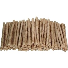 Feyza Design Doğal Burgu Köpek Ödül Çubuğu ve Çiğneme Kemiği 250 gr