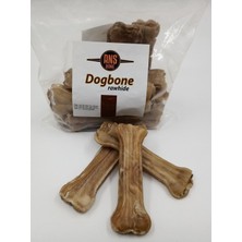 Feyza Design Doğal Pres Kemik Çiğneme Kemiği, 15 Cm, 10'lu Torba