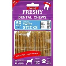 Feyza Design Doğal Köpek Çiğneme Çubuğu 50'li 13 cm 300 G Sağlıklı ve Lezzetli