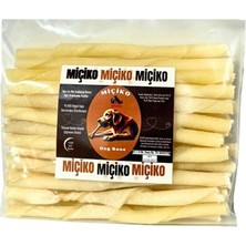 Feyza Design Ince Burgu Köpek Çubuğu 7-10CM 50'li, Sütlü Tatlı Köpek Ödülü