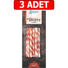 Feyza Design Beef Burgu Çubuk 10'lu 55G 3 Paket Yavru Köpek Diş Kemik Stick