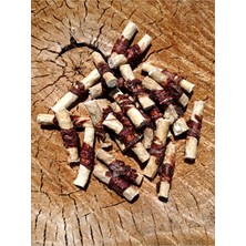 Feyza Design 100 Adet Dana Etli Lokmalık Köpek Munchy Çubuğu, Sağlıklı ve Lezzetli Ödül