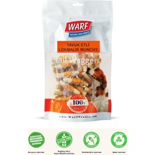 Feyza Design Tavuklu Lokmalık Munchy Sticks Çiğneme Ödülü 6 cm 36'lı