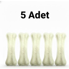 Feyza Design 5'li Doğal Pres Sığır Derisi Köpek Kemiği, Sağlıklı Ödül