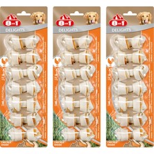 Feyza Design Tavuklu Köpek Ağız Bakım Kemiği, 7’li Paket x 3 Adet