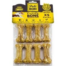 Feyza Design Deri Pres Kemik 7cm Xs Boy, 8'li Paket, Doğal ve Şık Tasarım