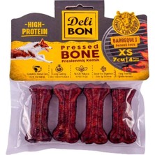 Feyza Design Deri Pres Kemik 7cm, 4'lü Paket, Barbekü Aksesuarları, Dayanıklı ve Kullanışlı