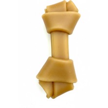 Feyza Design 3 Adet 7.5 cm Doğal Sığır Derisi Köpek Kemiği Düğümlü ve Burgu