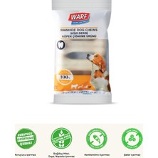 Feyza Design Beyaz Pres Kemik 7,5 cm Doğal Yenilebilir Çiğneme Ödülü