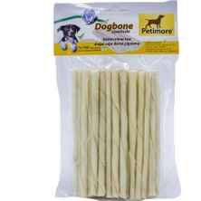 Feyza Design Beyaz Ince Çubuk Eco 40'lı Paket Köpek Çiğneme Kemiği