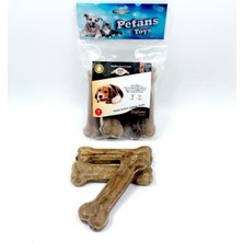 Feyza Design Eğlenceli ve Dayanıklı 12 cm Doğal Kemik Köpek Oyuncağı Seti, 6'lı