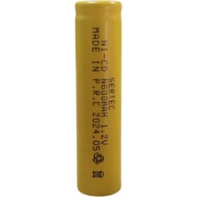 Skygo 1.2V 600 Mah - N Boy - Ni-CD Şarjlı Pil - (Başsız / Flat Head)