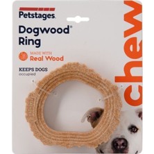 Feyza Design Doğal Ağaç Köpek Yüzük Oyuncağı, Dayanıklı Diş Kaşıyıcı ve Eğlence