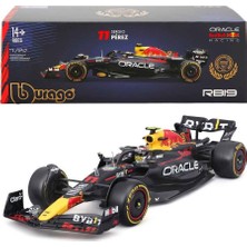Bburago 2023 Oracle Red Bull Racing RB19 No.11 Sergio Perez 1/24 Model Araba