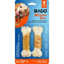 Feyza Design Sağlıklı Tavuklu Çiğneme Kemiği 12 Cm, 2'li Paket