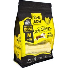 Feyza Design Prens Kemik 15 cm M Boy 12’li Paket Beyaz, Dayanıklı ve Şık Tasarım