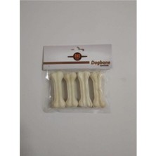 Feyza Design Doğal Kemik Sütlü 7cm 4'lü Köpek Oyuncağı Seti