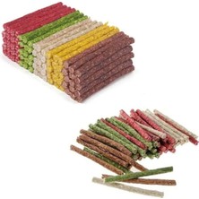 Feyza Design Sağlıklı ve Lezzetli Köpek Çubuk Ödülleri, 4-5 Gr, 100'LÜ Paket