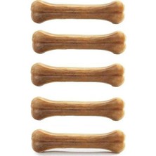 Feyza Design Doğal Pres Kemik 7.5 cm 5'li Set, Sağlıklı ve Güvenli Köpek Oyuncağı