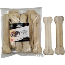 Feyza Design 22 cm Pres Kemik 6'lı Torba Çiğneme Kemiği, Ekonomik ve Dayanıklı
