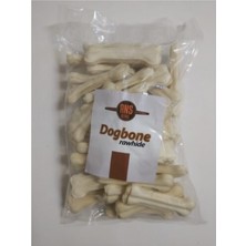 Feyza Design Dogbone Rawhide Sütlü 12 cm 40'lı Köpekler Için Lezzetli Kemik