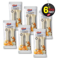 Feyza Design Doğal Köpek Ödül Kemiği 12,5 Cm, 6 Paket, Kemikli, Sağlıklı ve Lezzetli