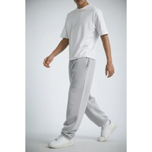 Giyim Center Erkek Lastikli Alt Eşofman - Gri