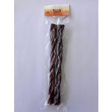 Feyza Design 2'li Kolejen Kırmızı Örgü Çubuk, Köpekler Için Sağlıklı Ödüller