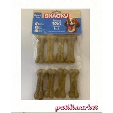 Feyza Design Doğal Preslenmiş Kemik 7,5 cm - Sağlıklı ve Güçlü Köpek Oyuncağı