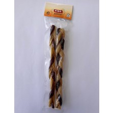 Feyza Design 2'li Kolejen Kırmızı Beyaz Örgü Çubuk Köpek Ödülü 30 cm