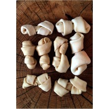 Feyza Design 8 Adet Kemik Düğüm Köpek Ödülü ve Maması Seti