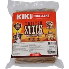 Feyza Design Sağlıklı Köpek Kemiği – Twisted Stick (Natural Burgu Çubuk) M - 100 Adet