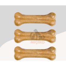 Feyza Design Doğal Çiğneme Kemiği 12CM 3'lü Paket, Köpekler Için Sağlıklı Eğlence