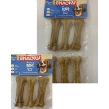 Feyza Design Doğal Prenslenmiş Kemik 10CM, 6'lı Paket, Sağlıklı ve Güvenli Atıştırmalık