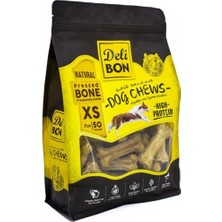 Feyza Design Doğal Deri Pres Köpek Ödülü Xsmall 7 cm 50 Adet, Sağlıklı ve Dayanıklı