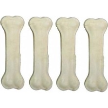 Feyza Design Beyaz Köpek Kemikleri 4’lü Paket, Sağlıklı ve Lezzetli Atıştırmalık