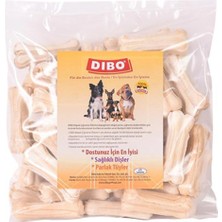 Feyza Design Beyaz Press Kemik Köpek Ödülü 50'li, 20-25 G, 7 Cm, Lezzetli ve Dayanıklı