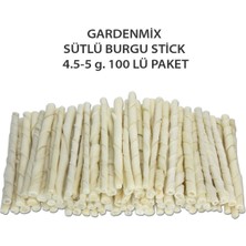 Feyza Design Sütlü Burgu Çubuk 4,5-5 G 100 Lü Paket, Lezzetli Atıştırmalık