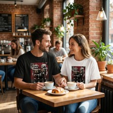 Zamansız Mekanik – Geleceğin Aşkı, Bugünün Hikayesi! Oversize T-Shirt Siyah