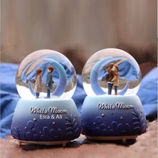 PremiumPort Işıklı ve Müzikli Büyük Boy Kişiye Özel Kar Küresi