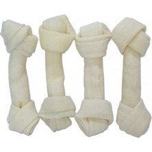 Feyza Design Doğal Kemik Düğümlü Bahçe Aksesuarı 13 cm 4'lü Set