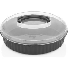 Yazıcı Kapaklı 3800 ml Saklama Kabı | Pasta, Kek, Börek ve Mutfak Düzenleyici