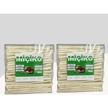 Feyza Design Beyaz Ince Burgu Çubuklar 2X75 Adet, Köpekler Için Sağlıklı Ödüller