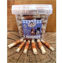 Feyza Design 50 Adet Lüks Tavuklu Lokmalık Köpek Ödülü Çubukları