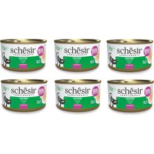 Schesir Tavuklu Broth Pişirme Suyunda Tamamlayıcı Kedi Konservesi 70 Gr. x 6 Adet