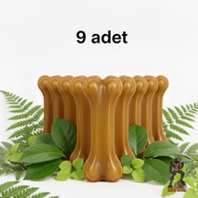 Feyza Design 9 Adet 10CM Doğal Sığır Derisi Köpek Ödül Kemiği Seti