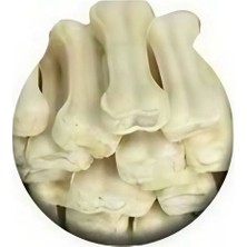 Feyza Design Sağlıklı Köpek Diş Kaşıyıcı Paket, Beyaz 10'lu, 7-8 cm