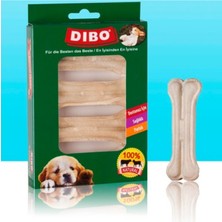 Feyza Design Beyaz Pres Kemik 35G 10CM 4'lü, Sağlıklı ve Doğal Köpek Ödülü