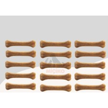 Feyza Design Doğal Çiğneme Kemiği 7cm 15'li Paket Köpekler Için